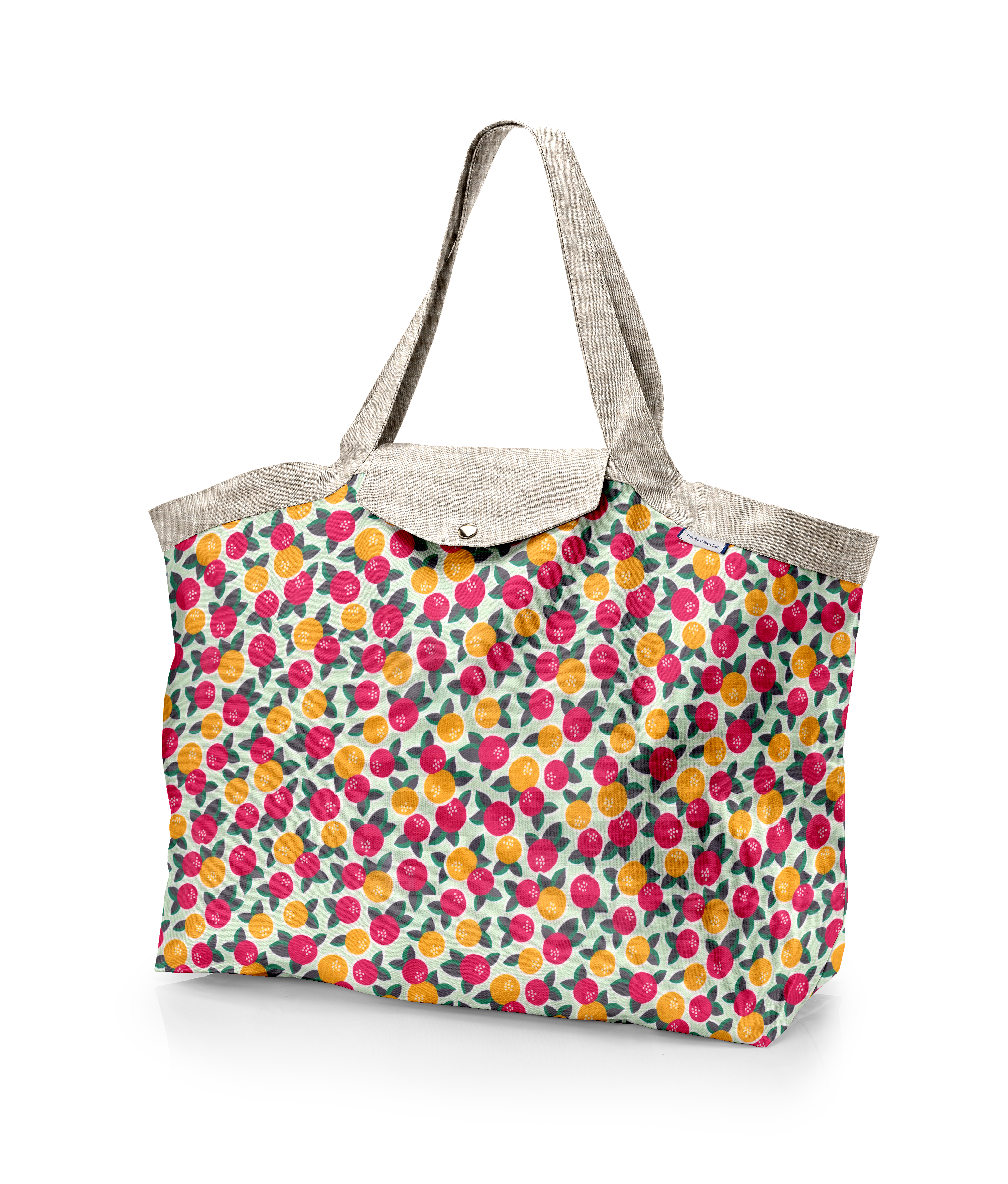Sac Cabas Grand Agrumes Pop