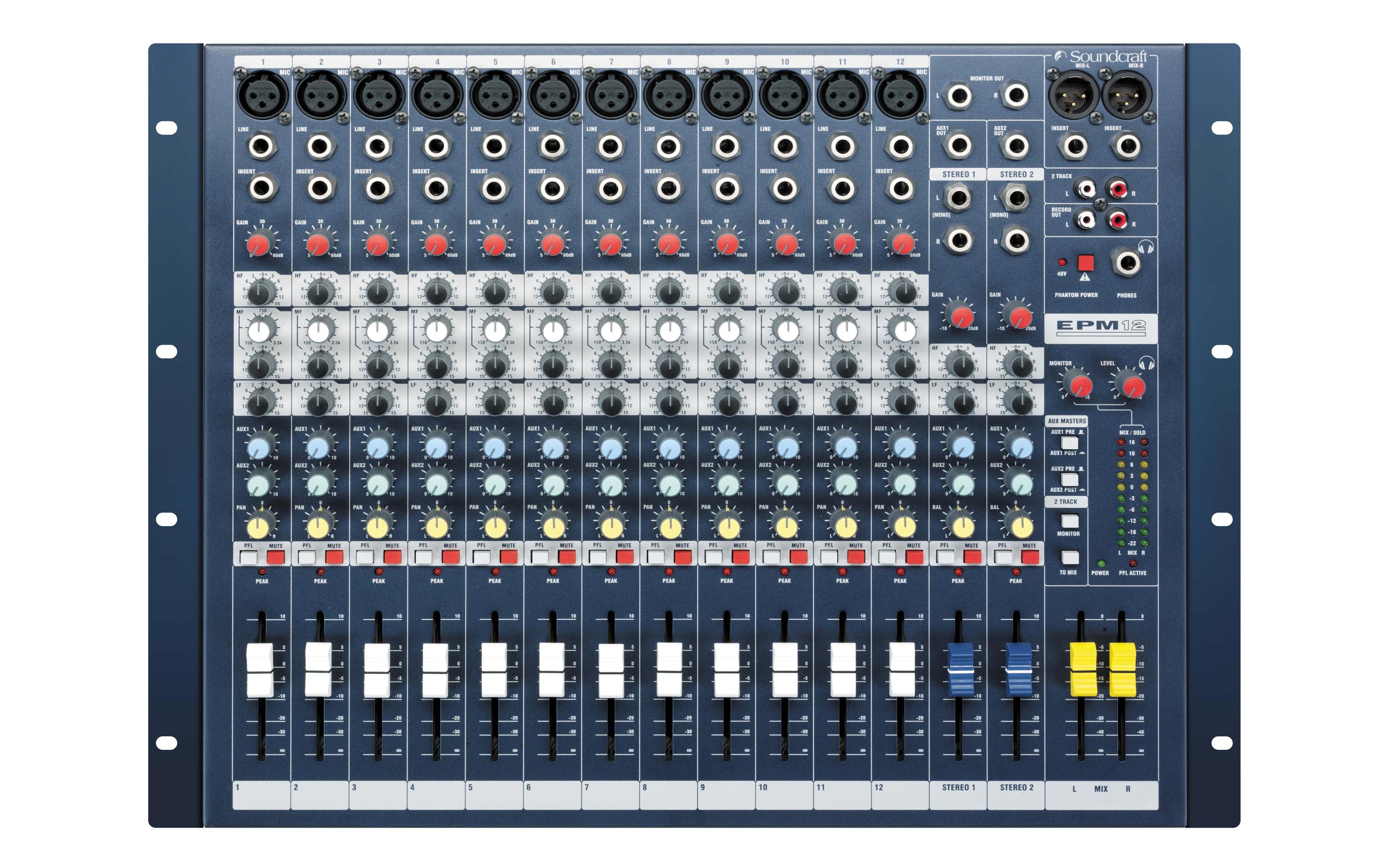 Mischpult EPM12<br>Kostengünstiger Hochleistungsmixer