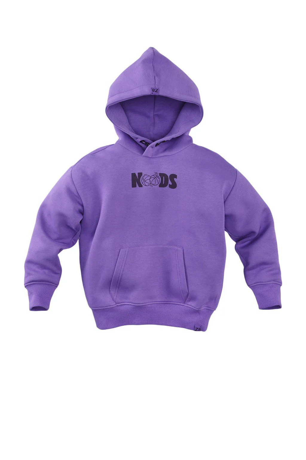 Z8 kids hoodie Jace met backprint paars