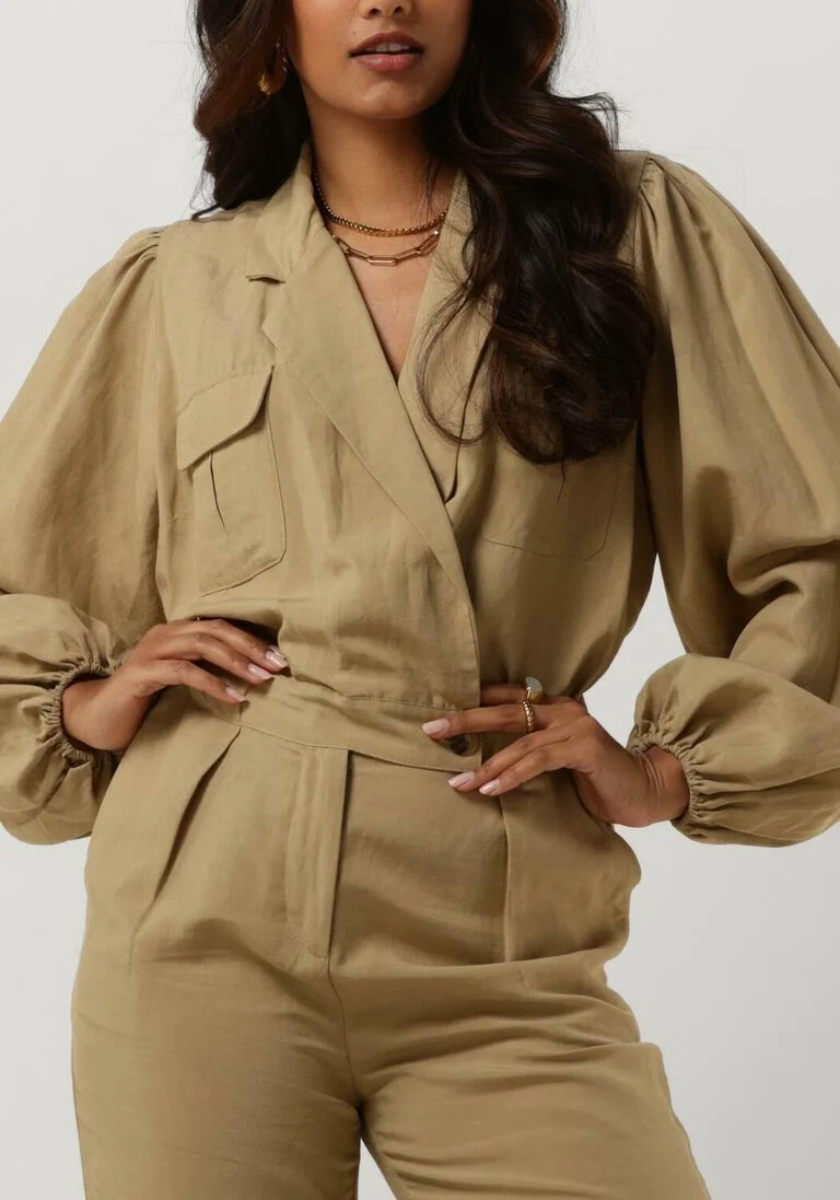 NOTES DU NORD khaki notes du nord jumpsuit gleena jumpsuit