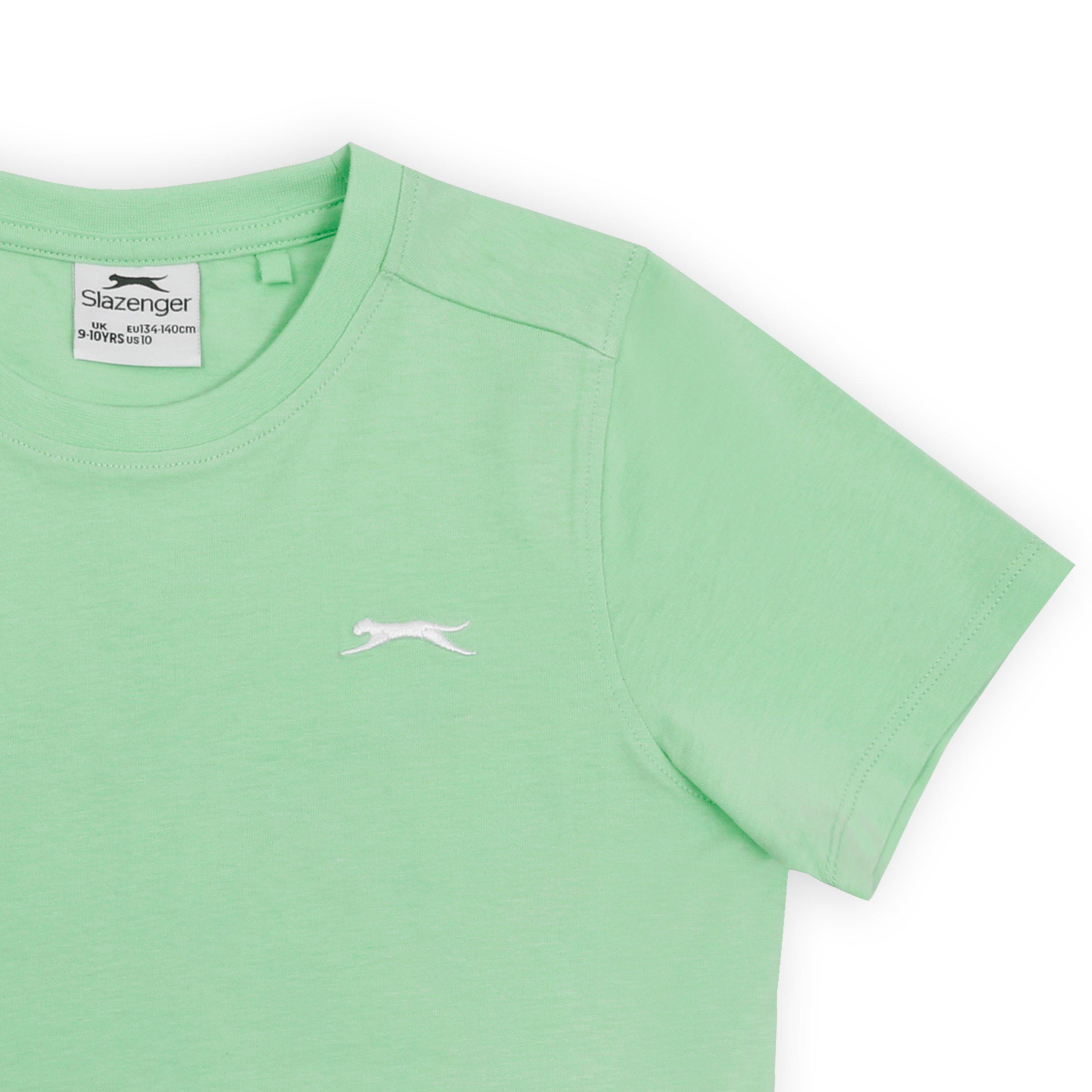 Slazenger Junior Boys Plain Tee shirt