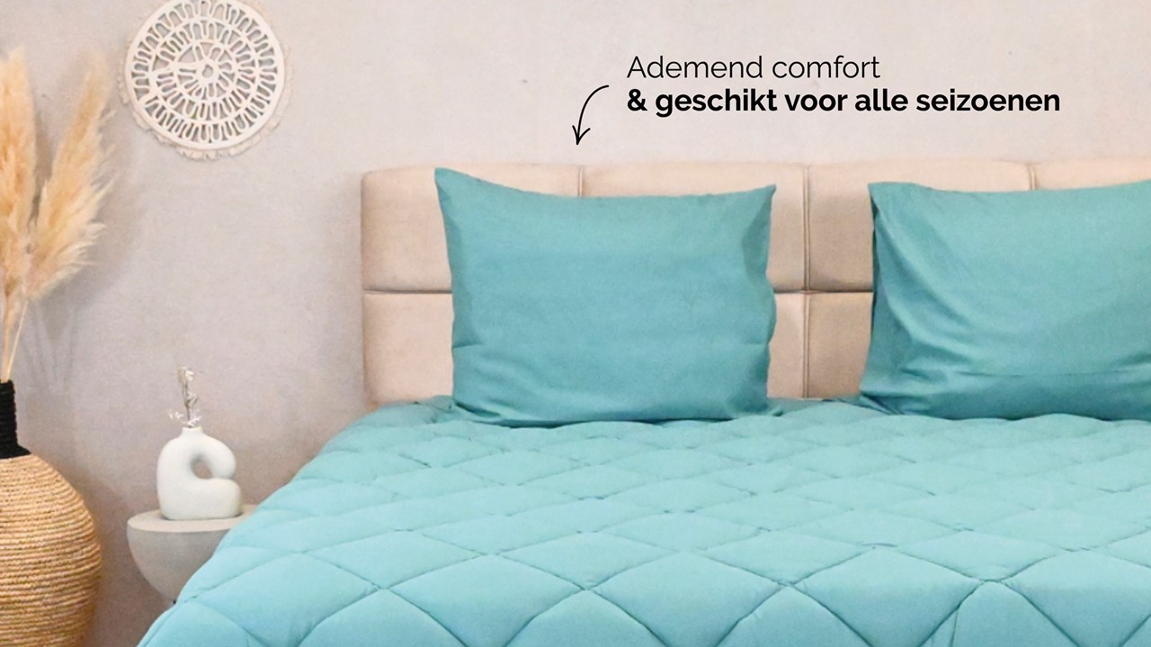 HappyBed Deep Jungle - kussensloop (set van 2 stuks) groen