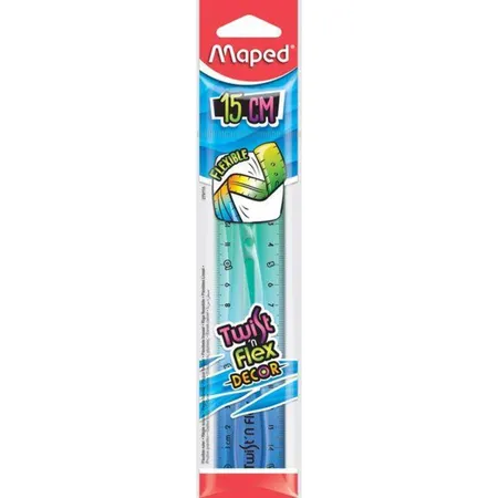 Maped Lineal TWIST'n FLEX Decor 15 cm sortiert
