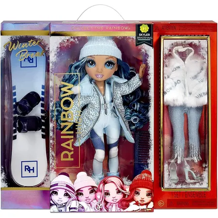 MGA Entertainment Rainbow High Winter Break Fashion Doll- Skyler Bradshaw (Blue)