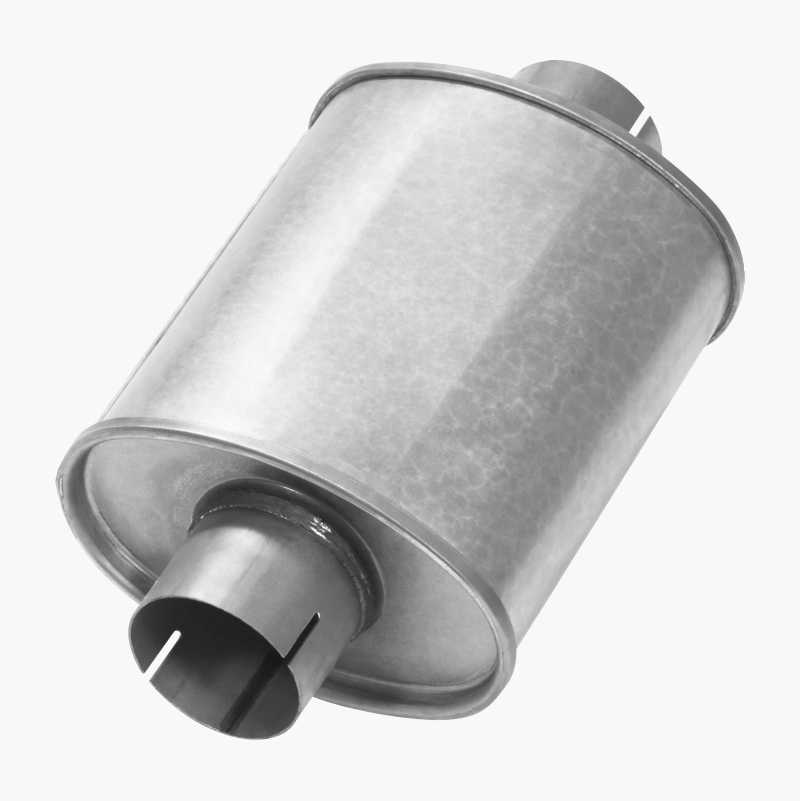Lyddemper, aluminisert stål, 76,5 mm