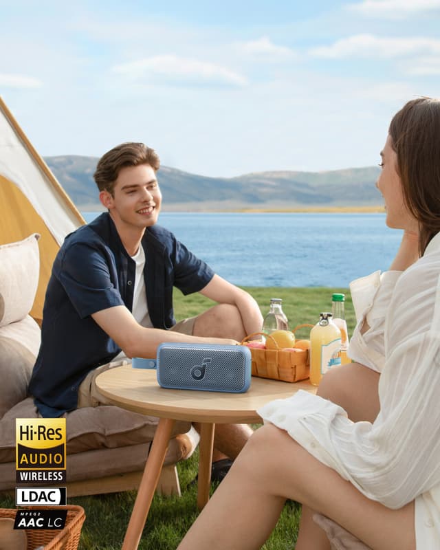 Soundcore Motion 300 trådløs bærbar højttaler (blå)