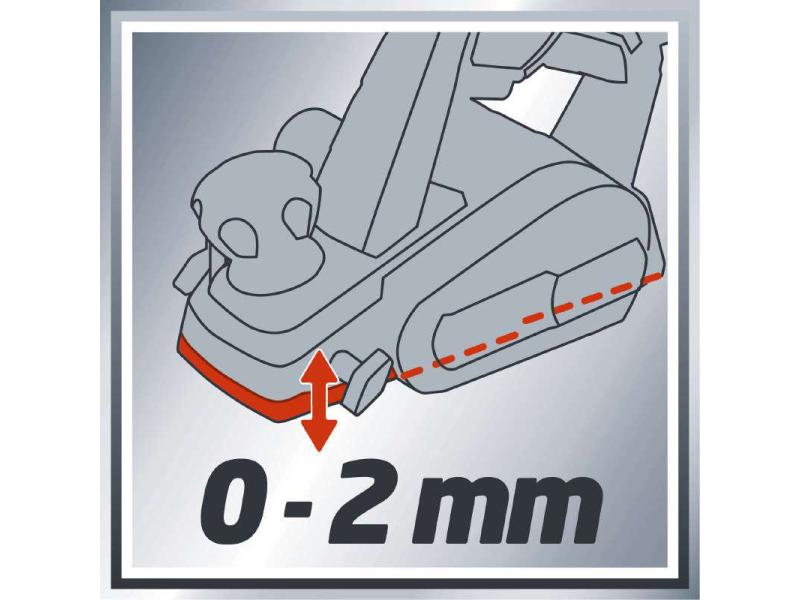 Einhell Elektrohobel TC-PL 750 Kraftvoller Motor mit 750 W Leistung