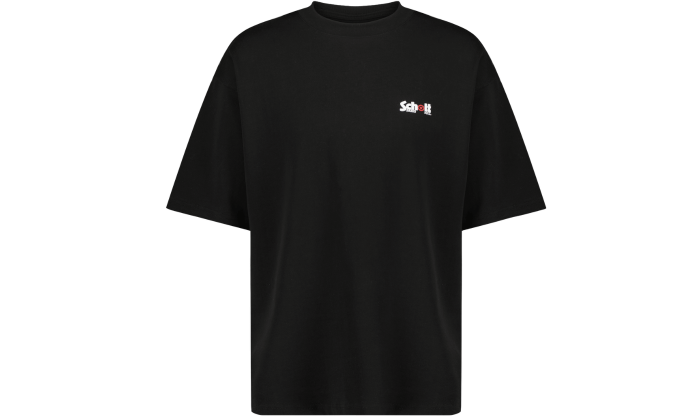 Wethenew Schott Double Logo T-Shirt Black