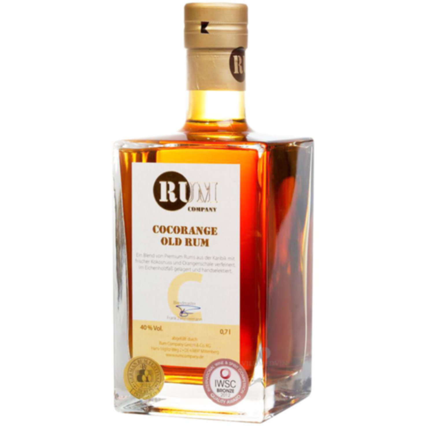 Rum Company Cocorange Old Rum -70cl