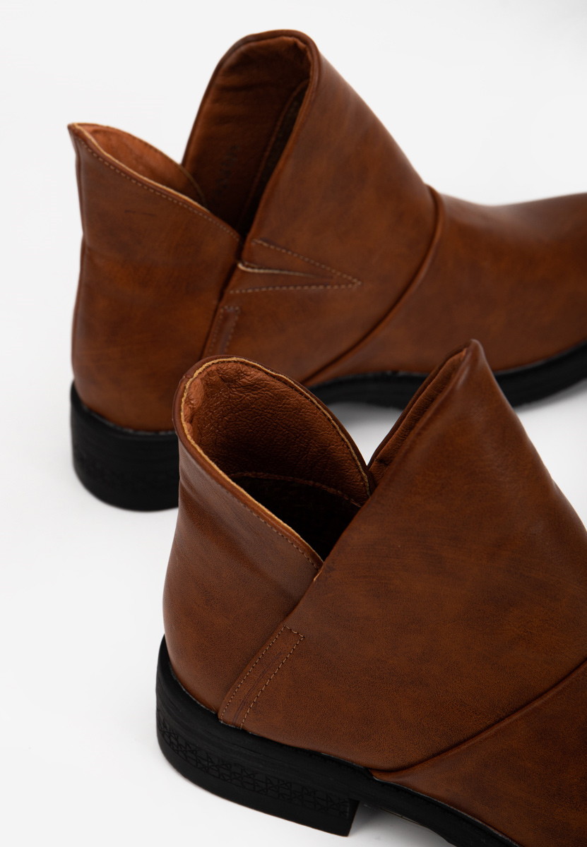 Bottines femme chameau Lariva