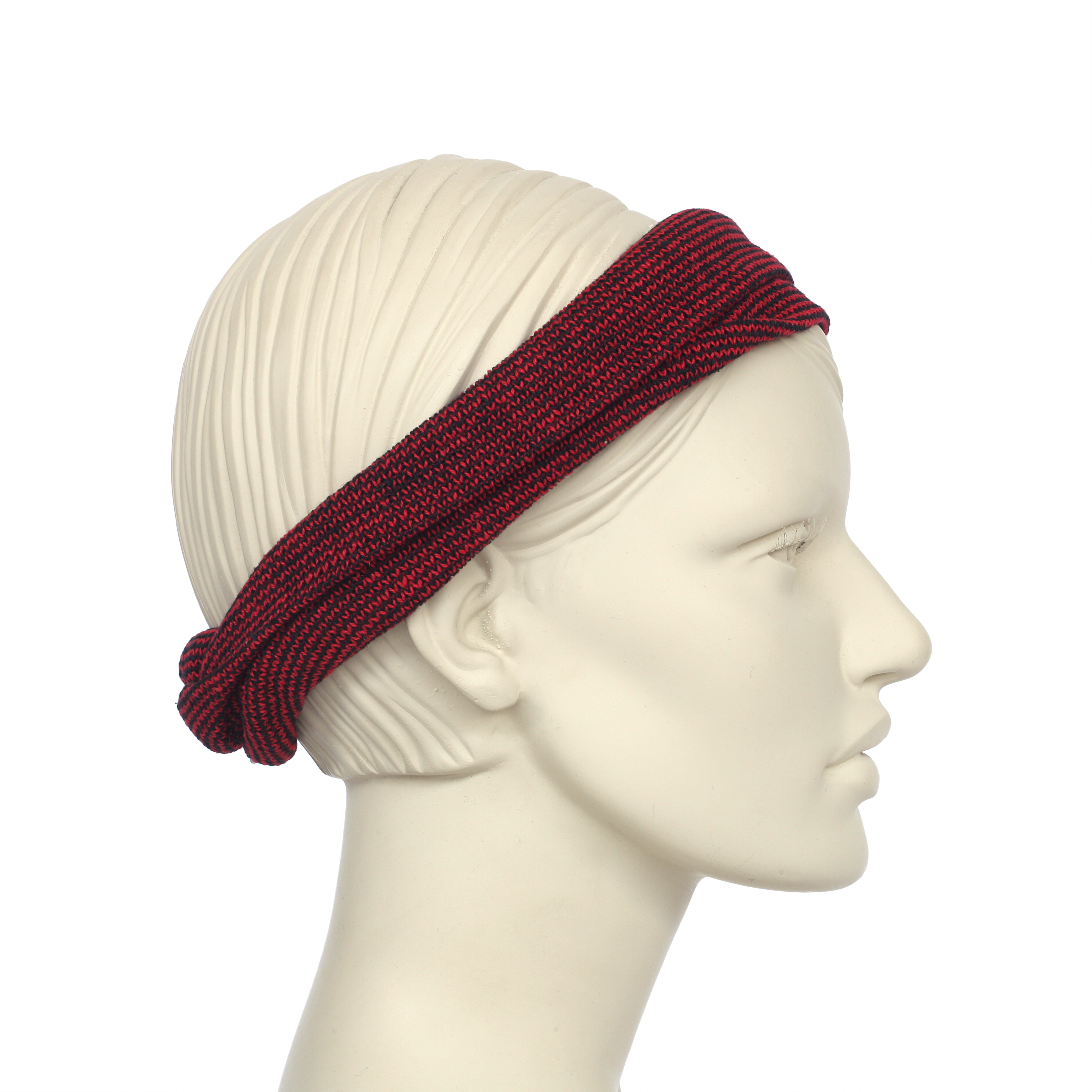 Stirnband, rot, schwarz, L 40 cm, H 8 cm günstig bestellen