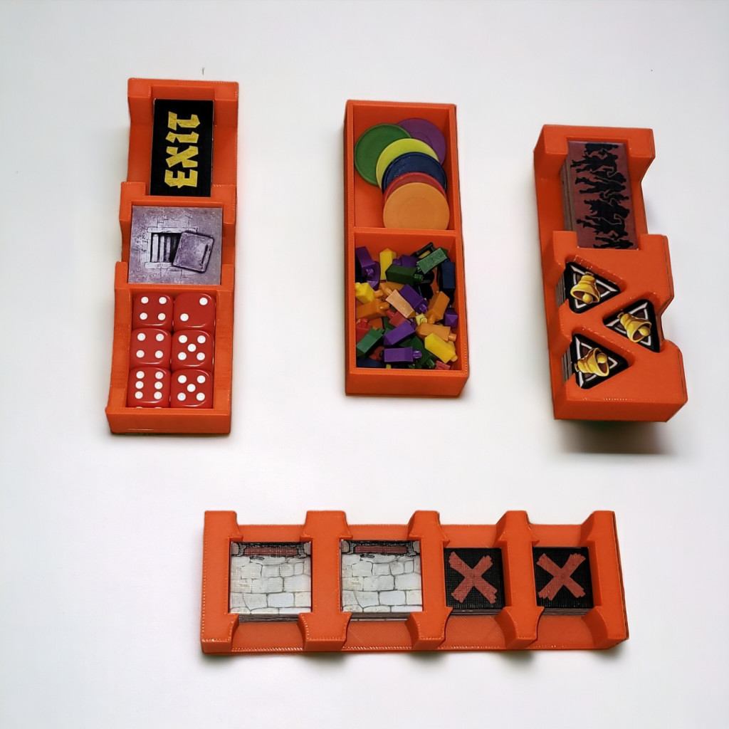 Zombicide - Black Plague : Rangement insert orange compatible