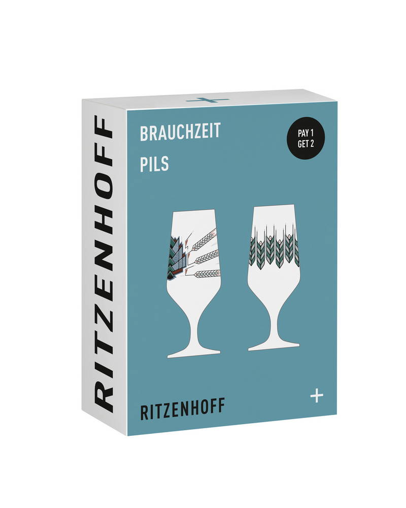 Ritzenhoff Pilsglas 2er-Set BRAUCHZEIT