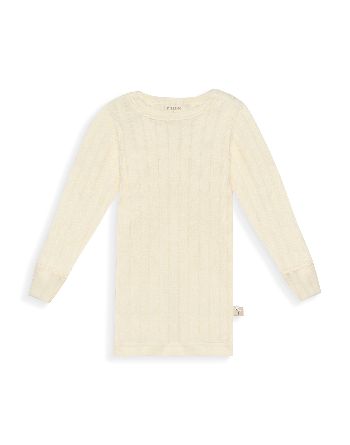 Shirt van katoen voor baby's in Natuur
