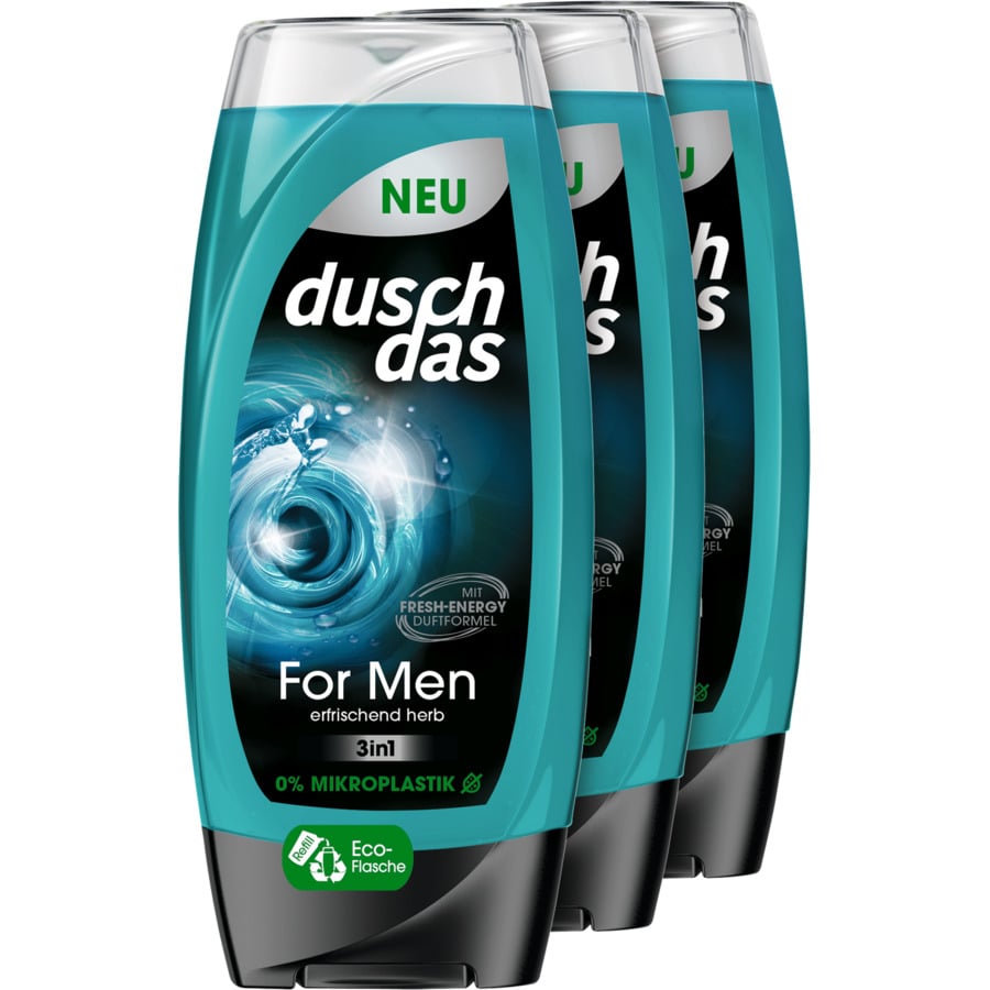 Duschdas Duschgel 3in1 Sport 3 x 225 ml