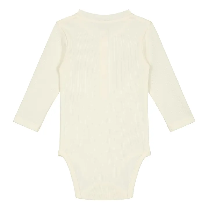 Gray Label Body Basique Henley Coton Bio | Blanc cassé