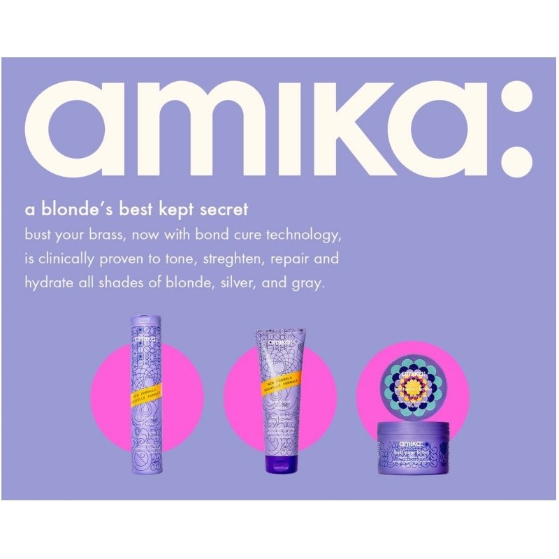 amika: Bust Your Brass Cool Blonde Repair Shampoo 275 ml