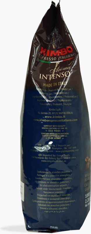 Kimbo koffiebonen INTENSO (1KG)