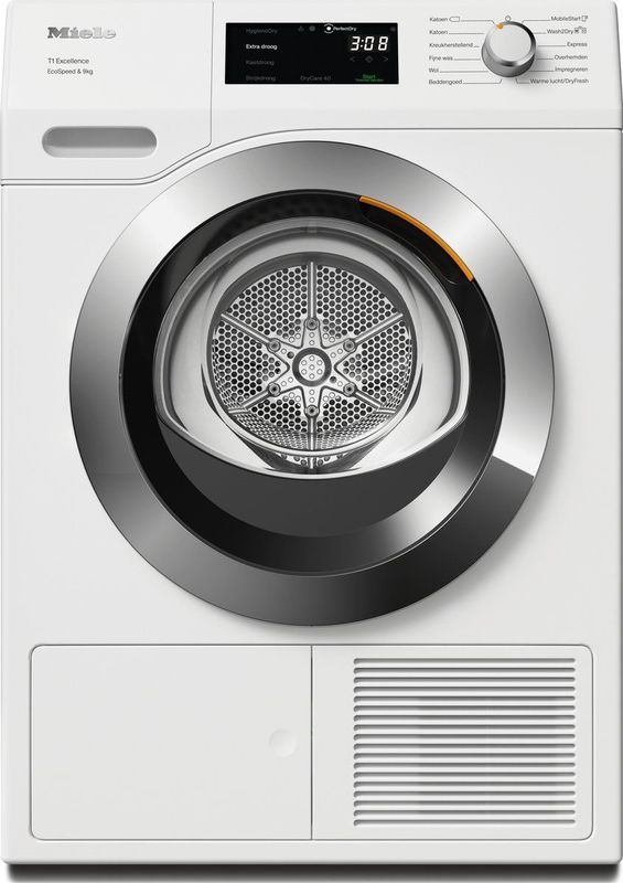 Miele - TEH 795 WP Excellence - Warmtepompdroger - Wit - 9 kg