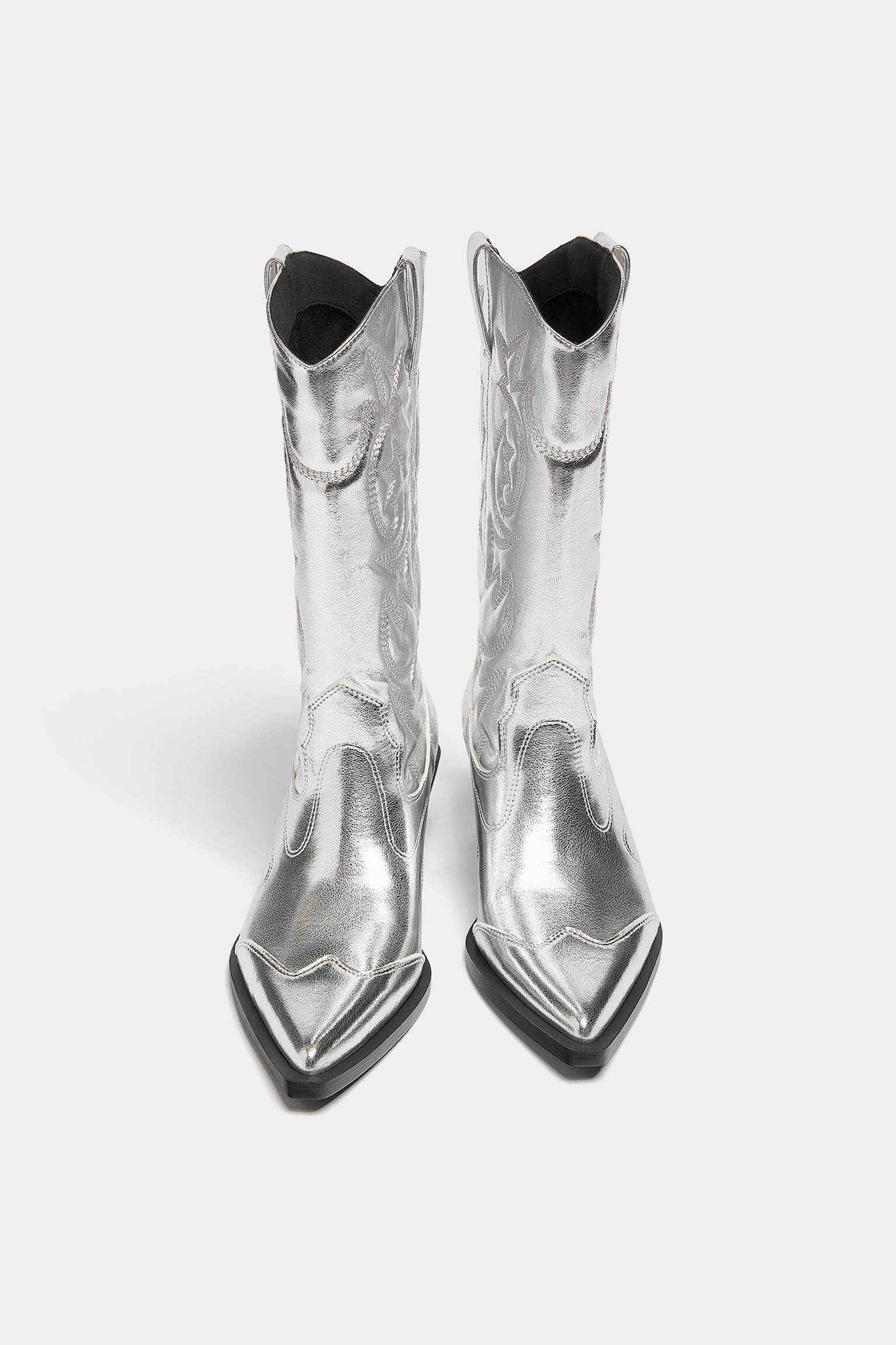 BOTA DE COWBOY - PRATA