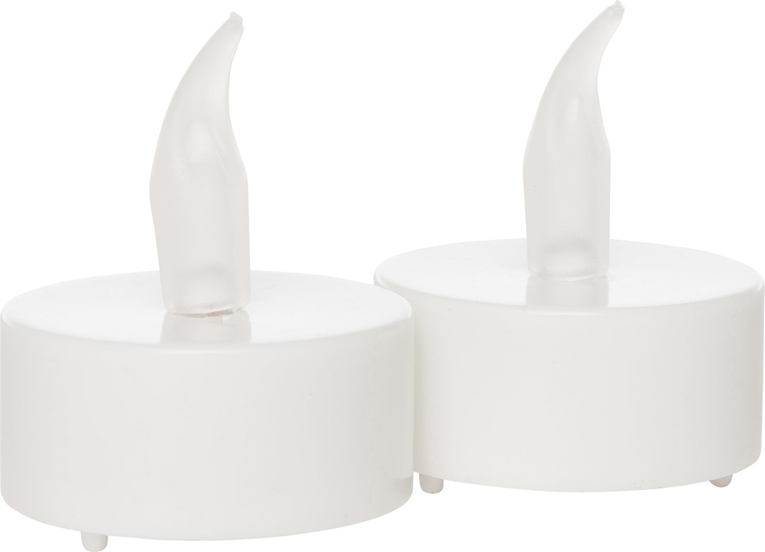 Anna's Collection LED waxinelicht wit D 4 H 5 cm 2 stuks