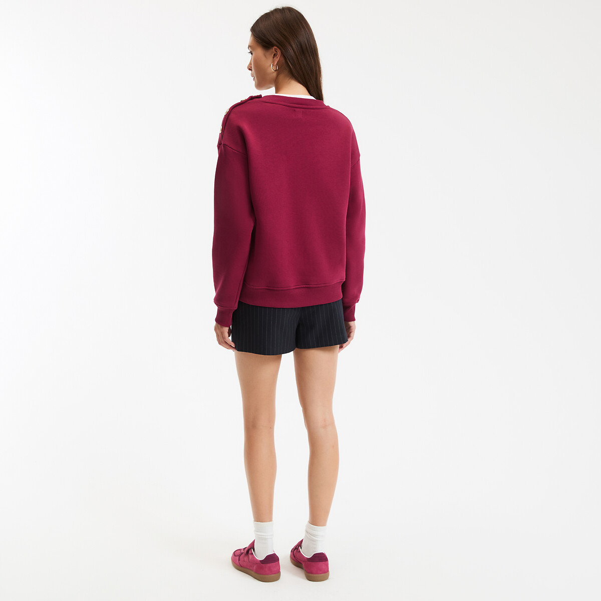 COLEÇÕES LA REDOUTE<br>Suéter com gola redonda