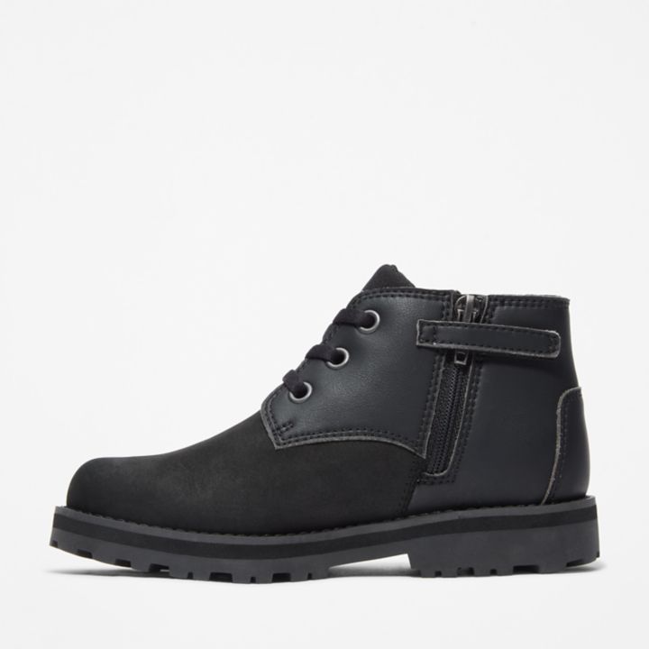Bota Chukka Infantil Courma Kid na cor preta