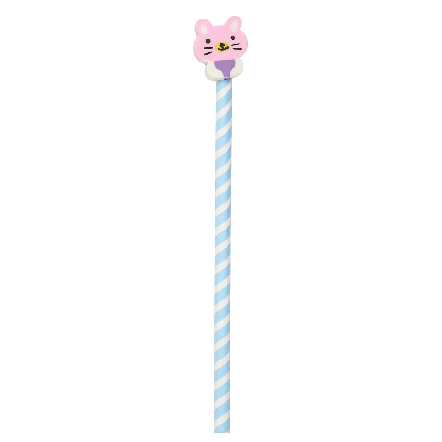 CRAYON PAPIER FUNNY KAWAII AVEC GOMME
