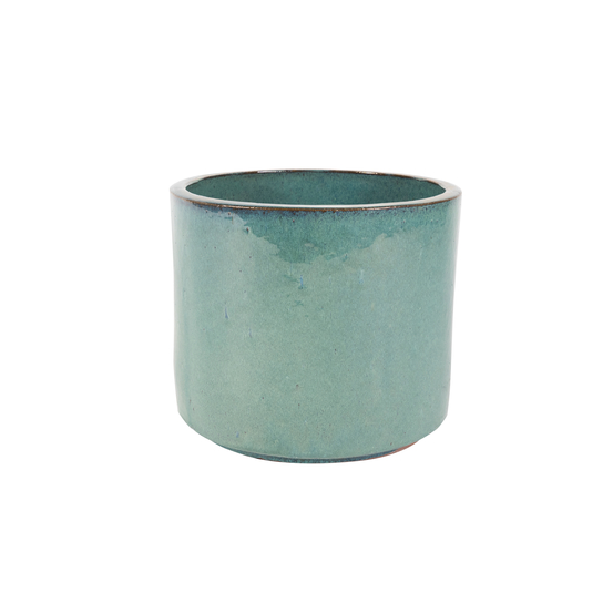 Pot Carmen bleu océan en céramique D37 H32 cm