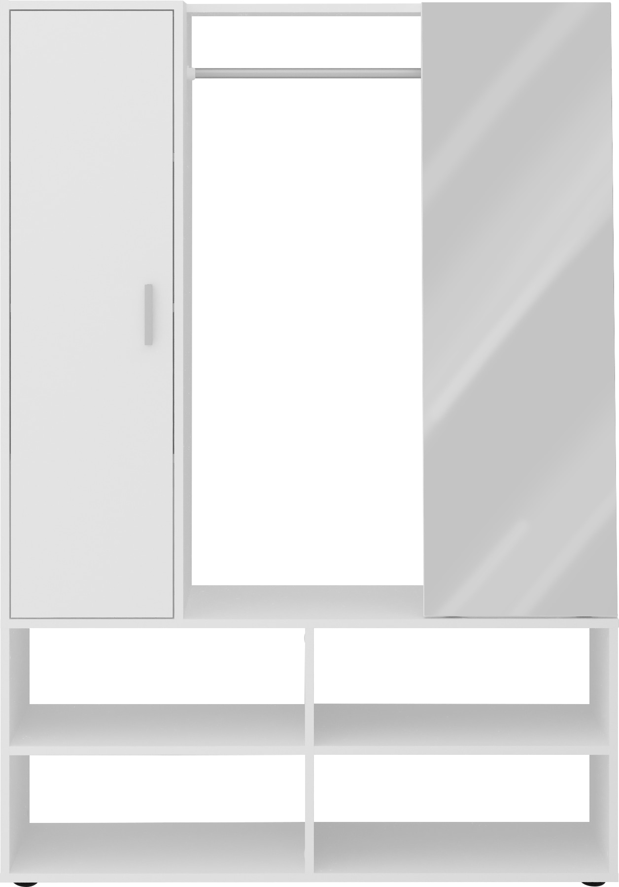 FMD Kompaktgarderobe »Auma« Breite 105 cm