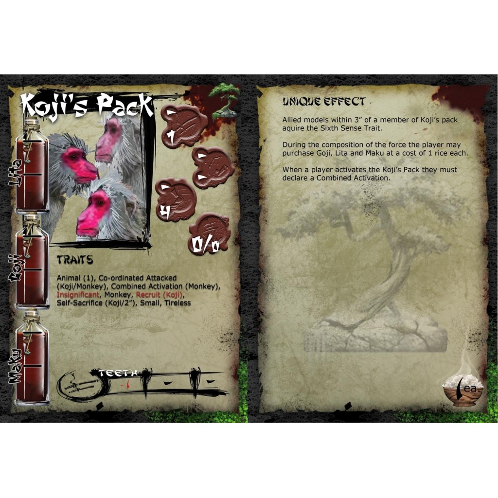 Bushido - Temple of Ro-Kan - Koji & Koji's pack