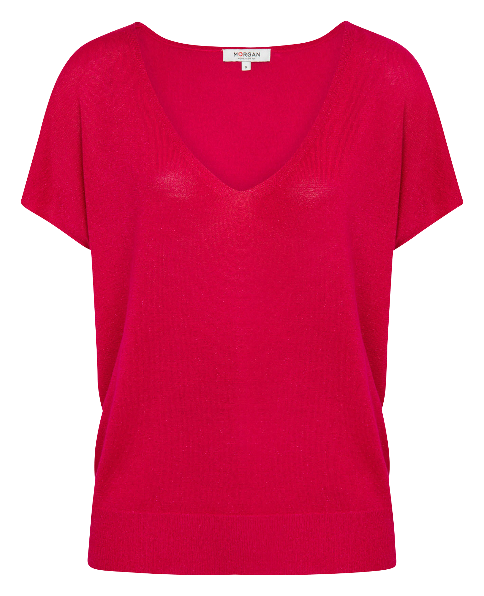 MCOACH - Pull col V manches courtes | Rose