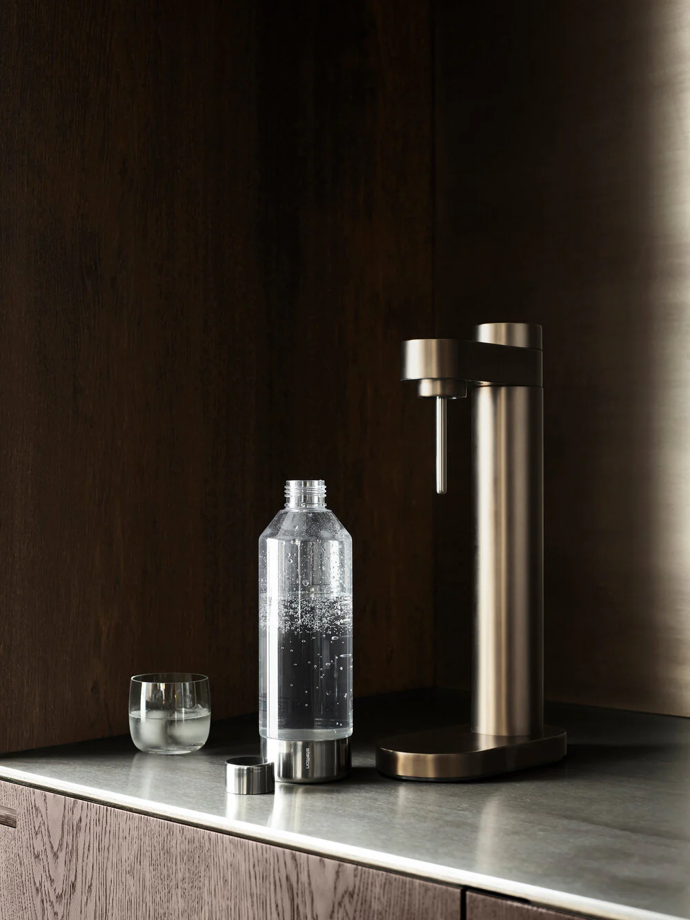 Stelton  Brus sodavandsmaskine - brun/metallic