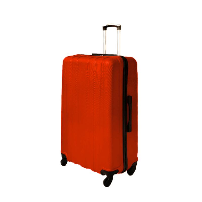 Lot de 4 valises rigides FG671 45, 55, 65 et 75 cm Red