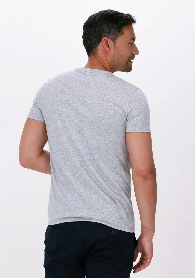 LACOSTE lichtgrijze lacoste t-shirt 1ht1 men's tee-shirt 1121