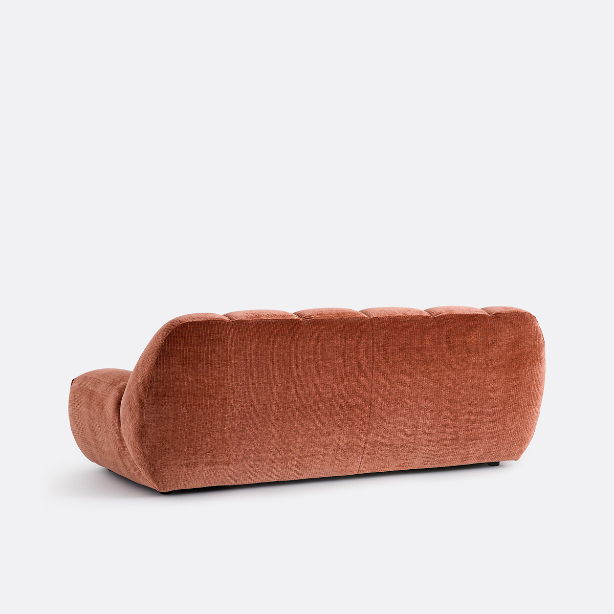LA REDOUTE INTERIEURS<br>Sofá vintage de 3 lugares em veludo cotelê, Nuria