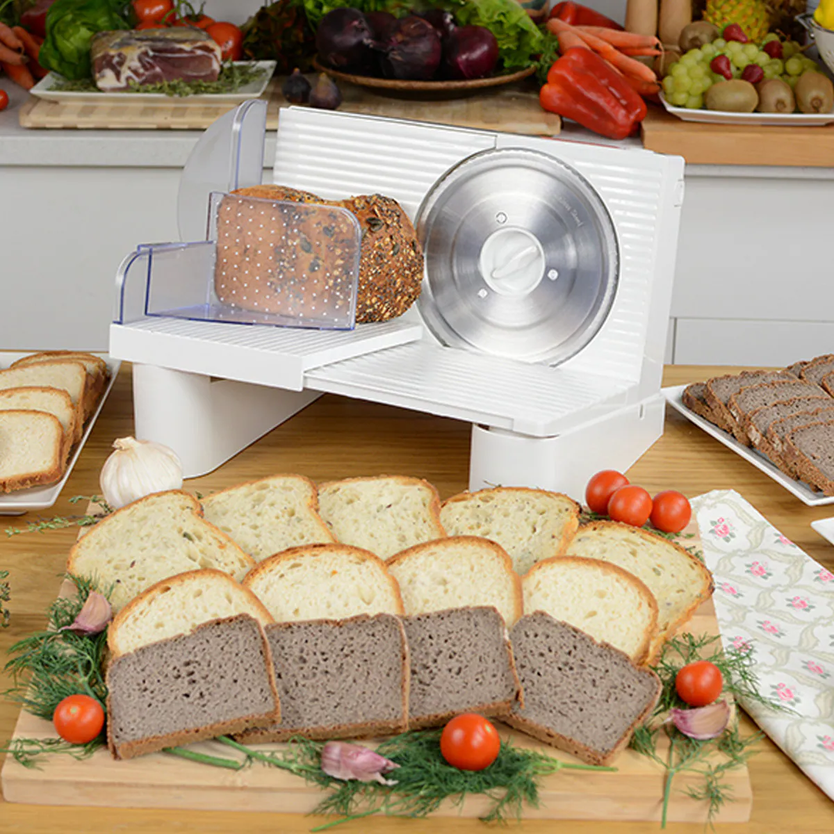 Starlyf® Kunststoff Allesschneider, klappbar - elektrisch Professional Slicer