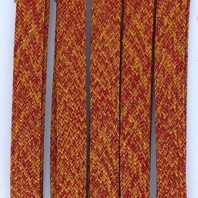 Lacets Lurex marron noisette Roodoudou