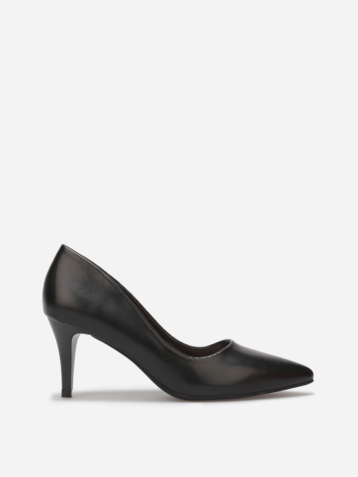 Escarpins pointus à talon fin- Noir