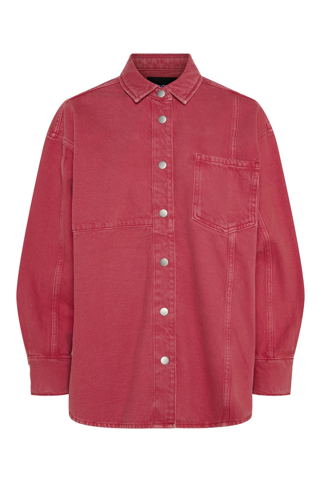 Pieces Pcfria Ls Denim Shirt