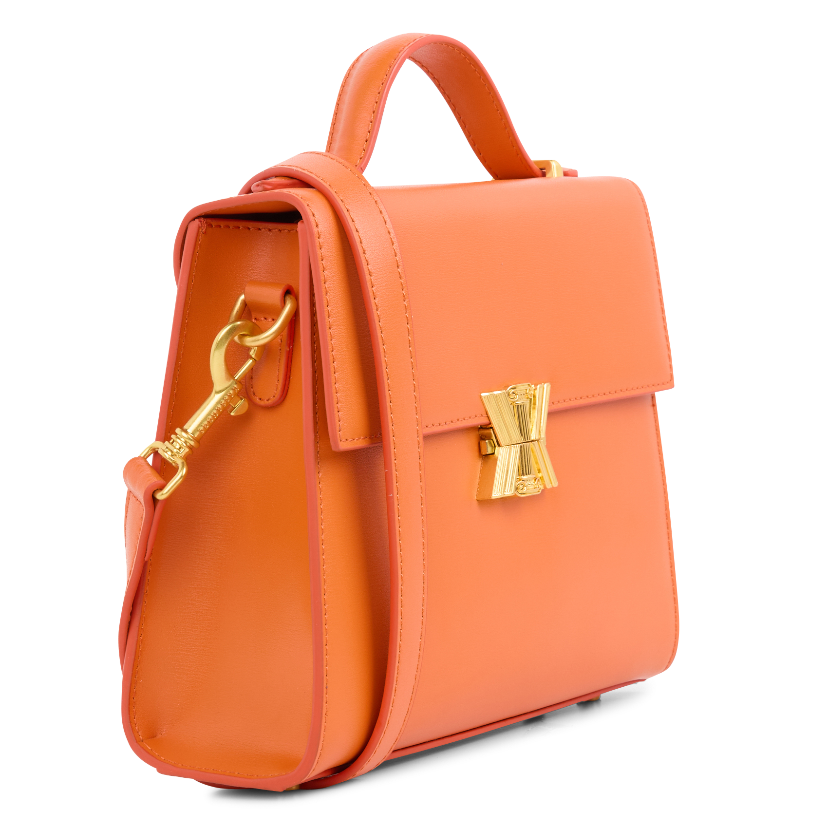 ANDREA - Sac bandoulière en cuir | Orange