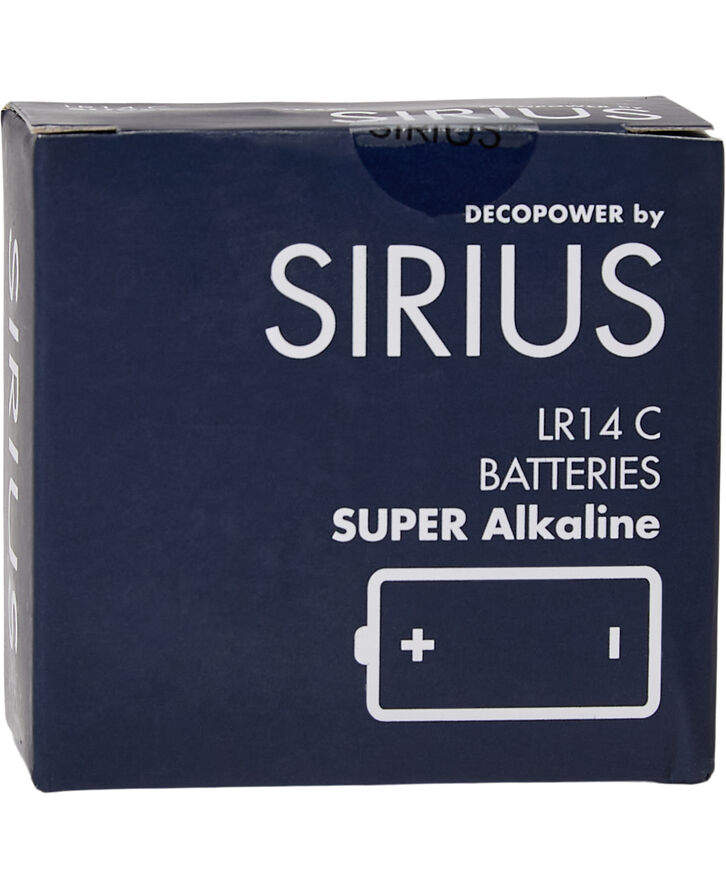 Sirius CC batterier 2 stk Blue/silver