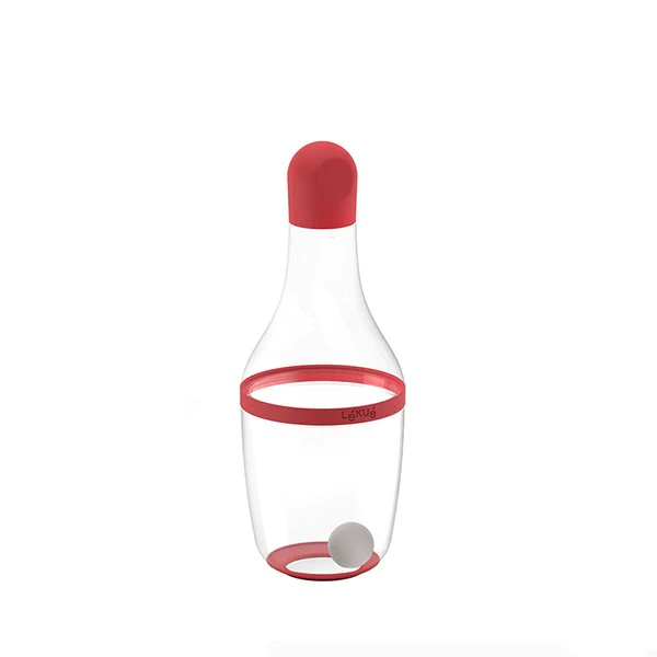 Shaker à vinaigrette rouge Lékué