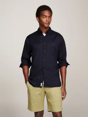 Camisa TH Flex de algodão popeline