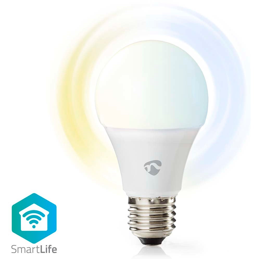 Nedis WIFILRW10E27 Smartlife LED-lamp E14 806 lm 9W warm-cool white