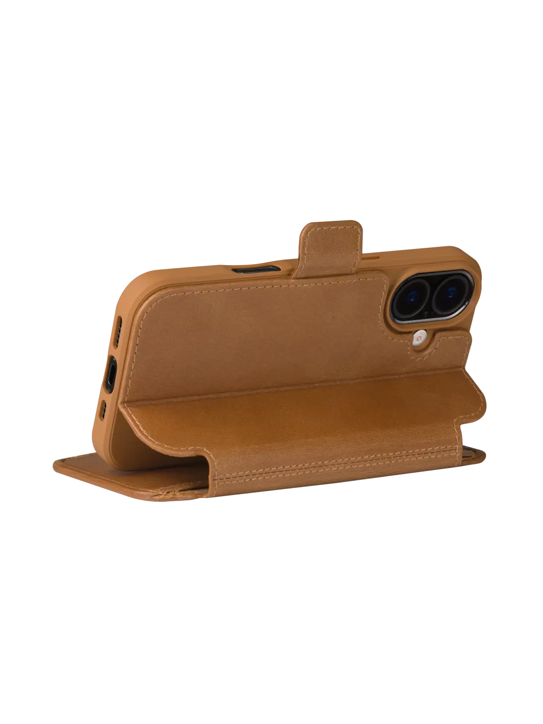 iPhone 17 Echtleder Tasche mit RFID Schutz Copenhagen (CO63GT006620) - Tan