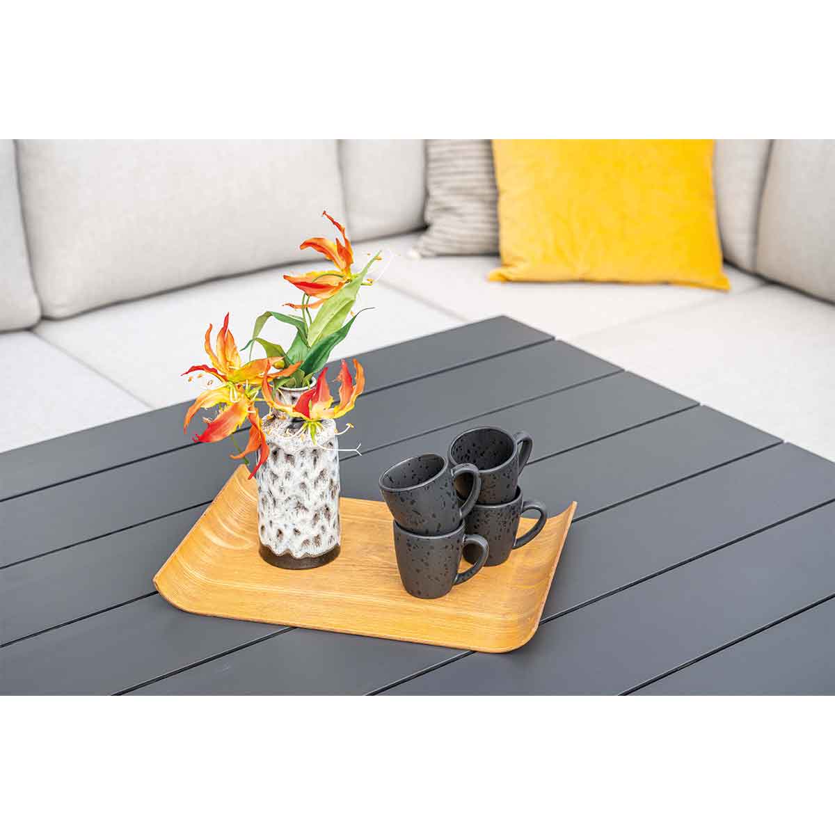 Garden Impressions Malakka 5-delige loungediningset - Sand