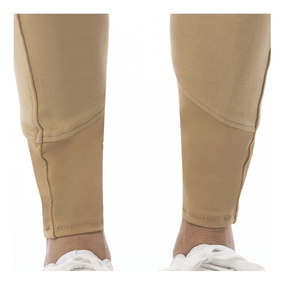 Equitheme PRO - Pantalon fond de peau Homme taupe