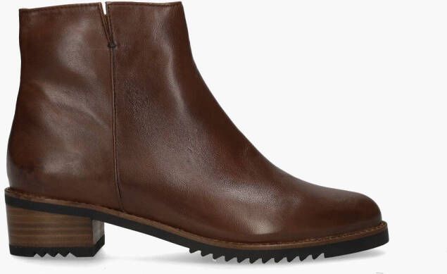 EVERYBODY Enkellaarsjes Dames Belport Maat: 44 Materiaal: Leer Kleur: Bruin