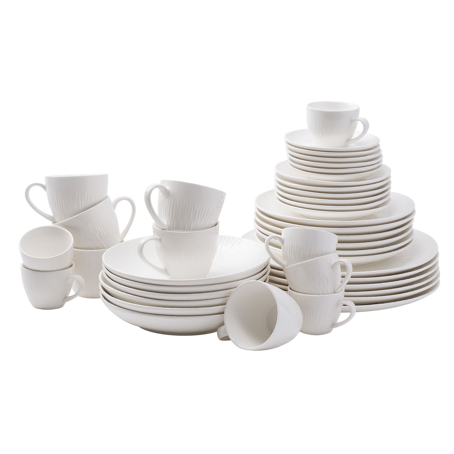 Geschirr-Set Opal, 42-teilig